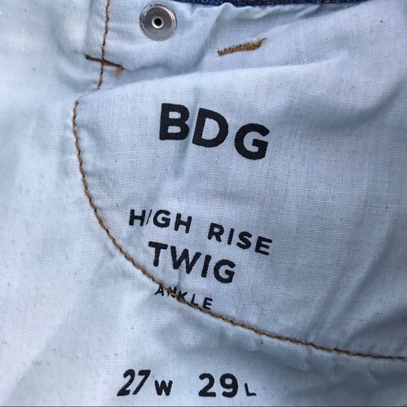 BDG Urban Outfitters High Rise Twig Ankle Size 27 - Picture 5 of 6
